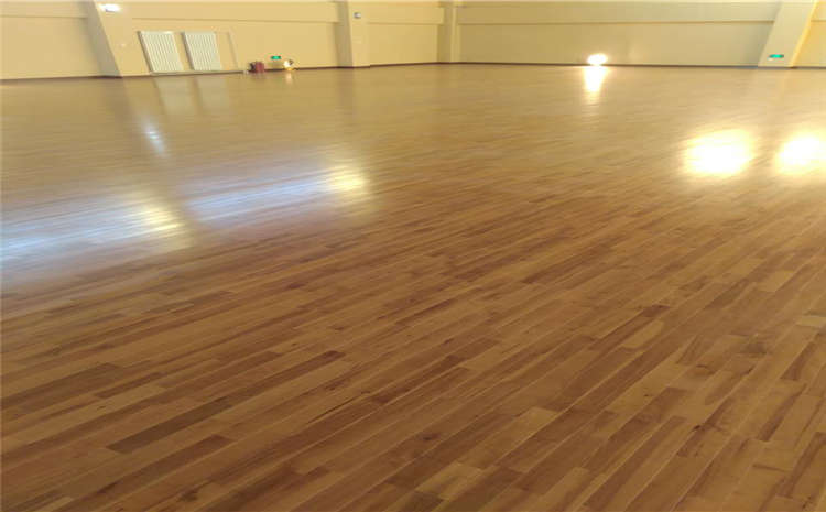 吉林楓木實木運動地板施工技術