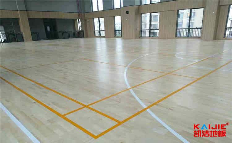 五角楓體育館木地板雙層龍骨結(jié)構(gòu)