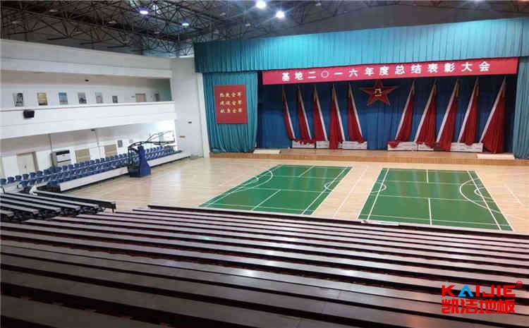 松木籃球場地木地板主輔龍骨結構