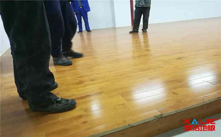 吉林楓木實木運動地板施工技術