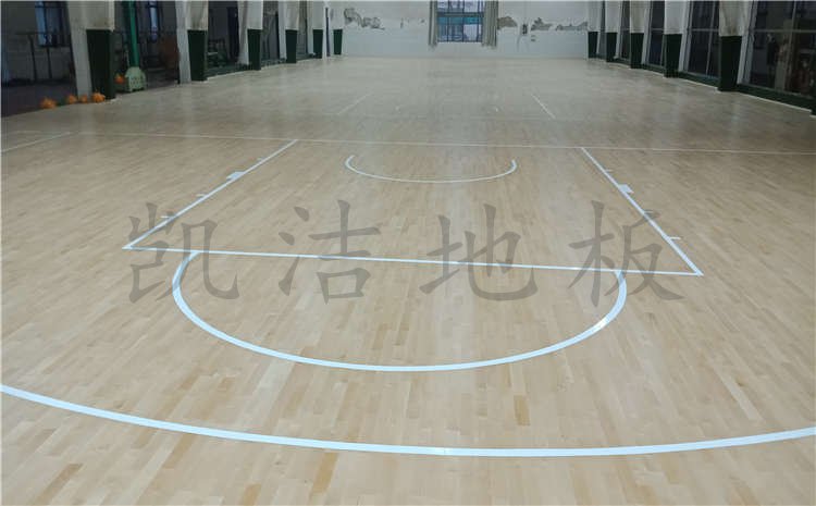 河北滄州體育學校體育館木地板案例圖片
